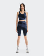 Women's Studio Open Back Crop Acai | Navy - US 2411