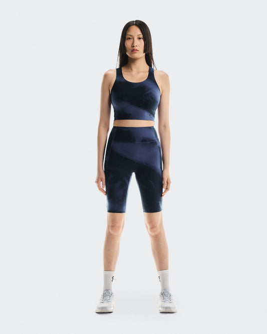 Women's Studio Open Back Crop Acai | Navy - US 2411