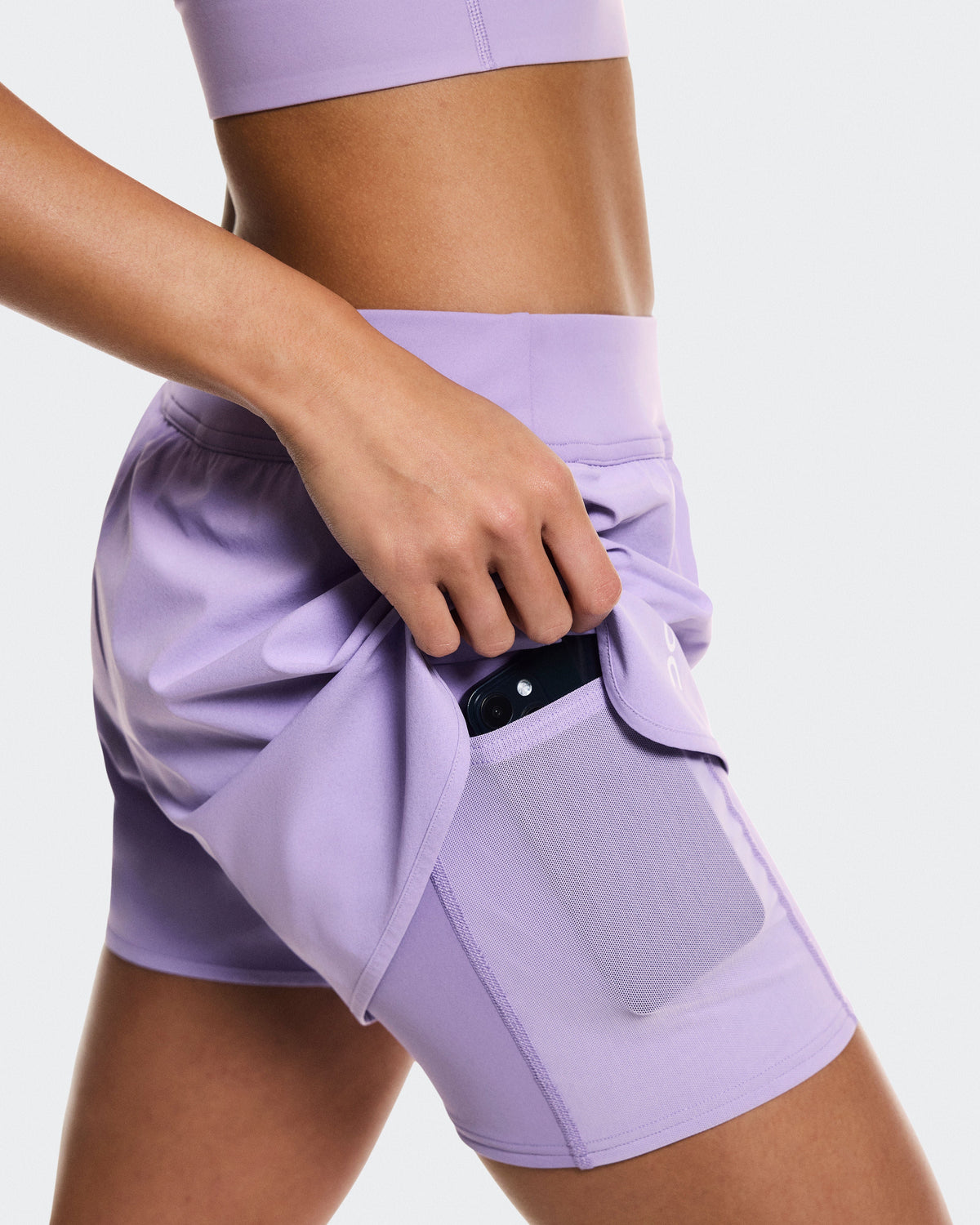 Women's 3" Court Shorts 2-in-1 Bloom - US 2446