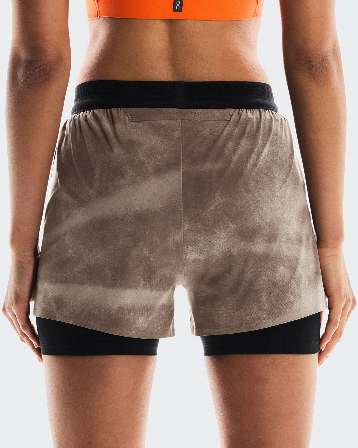 Women's 3" Performance Shorts AOP Cinder | Black - US 6468
