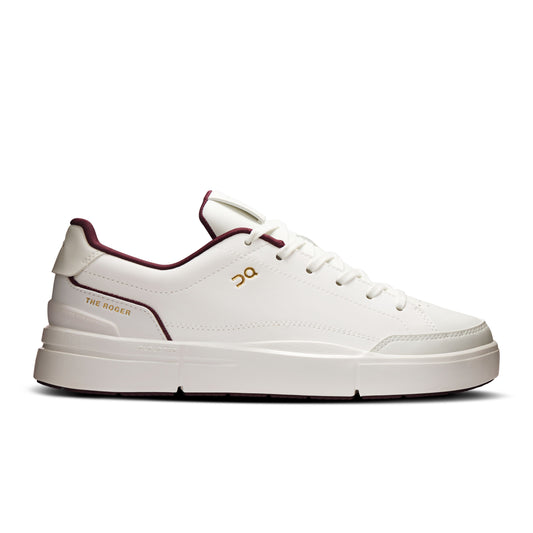 Women's THE ROGER Centre Court Ivory | Maroon - US 5586