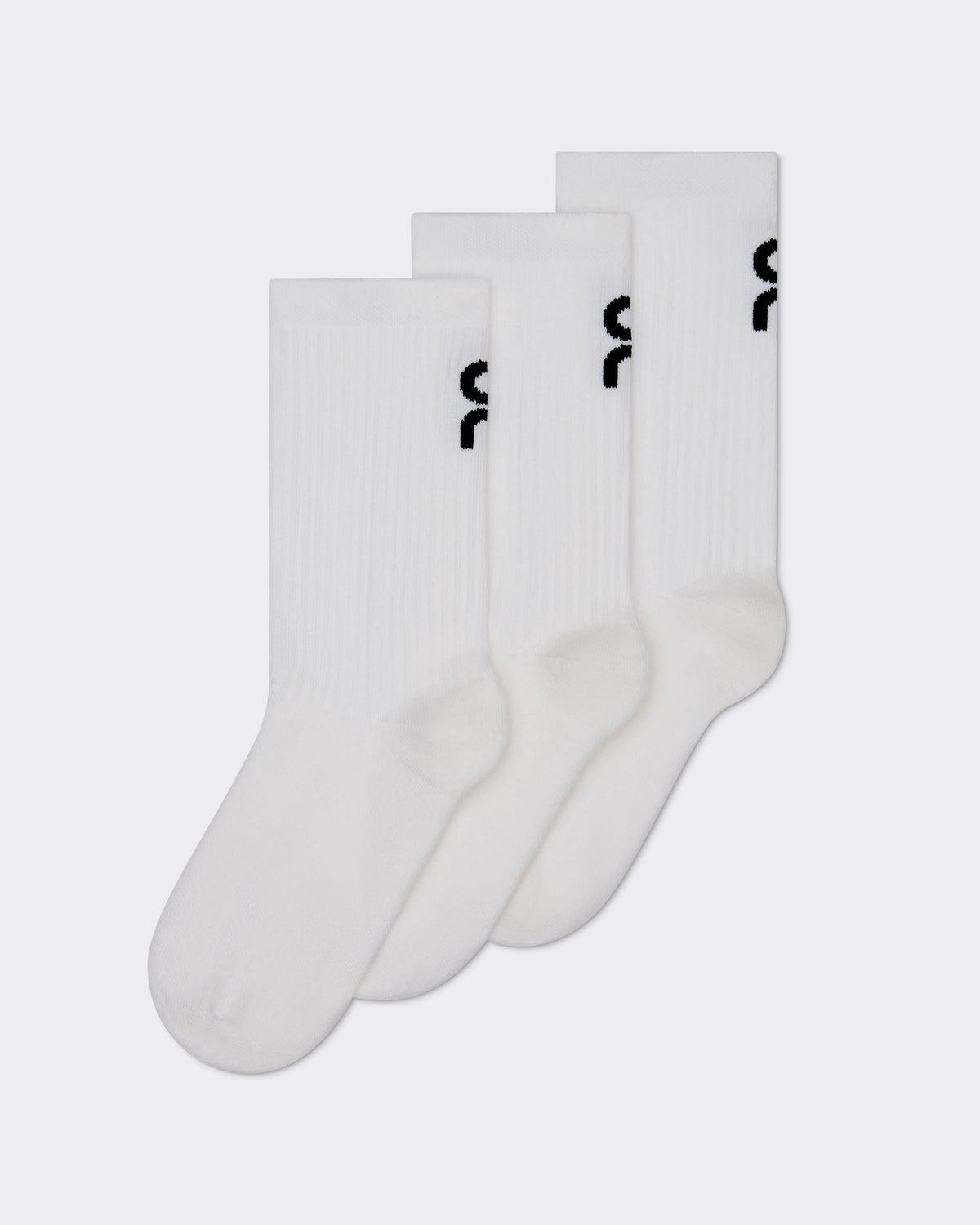 Kids Logo Sock High 3P Kids White - US 6687
