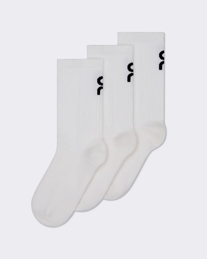 Kids Logo Sock High 3P Kids White - US 6687