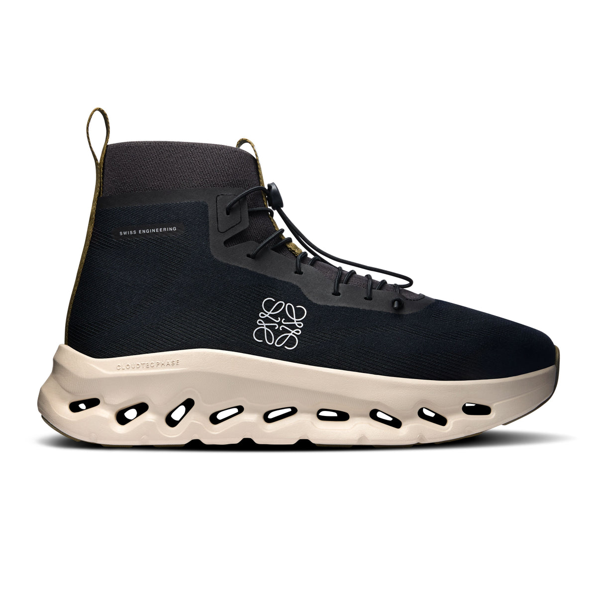 Men's Cloudtilt Hi LOEWE Black | Oatmeal | Olive - US 7496
