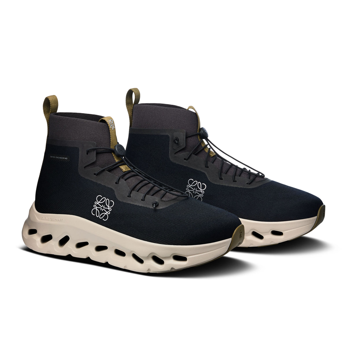 Men's Cloudtilt Hi LOEWE Black | Oatmeal | Olive - US 7496