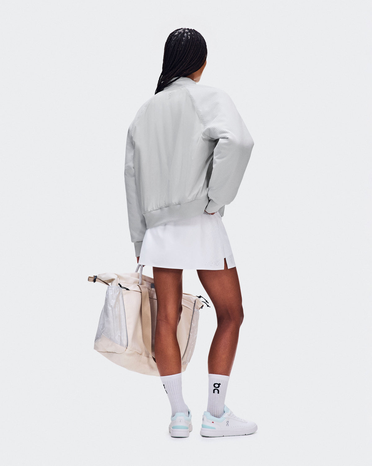 Women's Courtside Bomber Glacier - US 9910