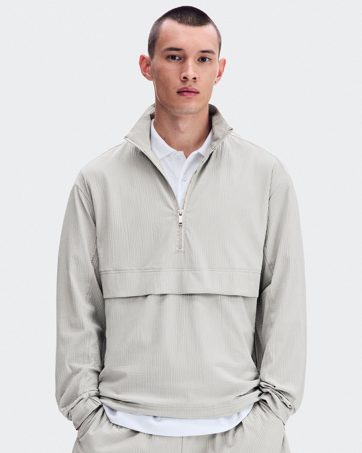 Men's Courtside 1/2 Zip Eaze Brume - US 5764