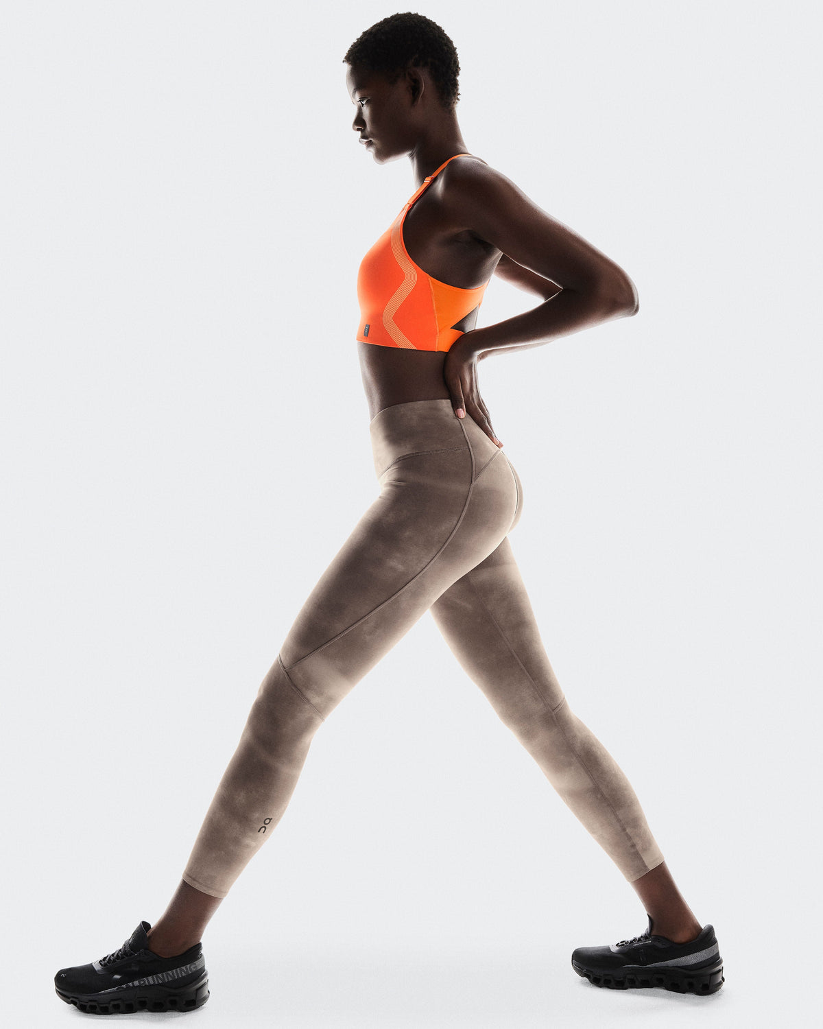 Women's Performance Tight 7/8 AOP Cinder - US 8027