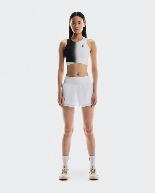 Women's Court Crop Top Black | White - US 6556