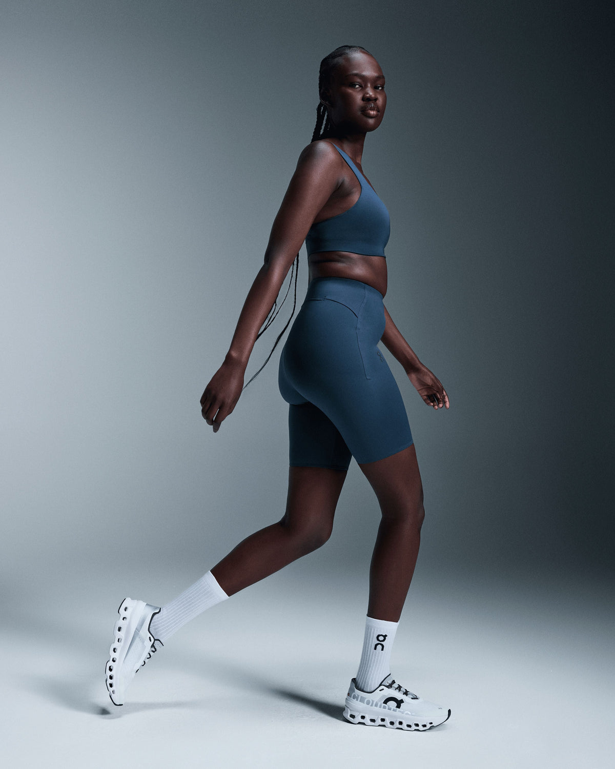 Women's Active 1/2 Tights Denim - US 5346