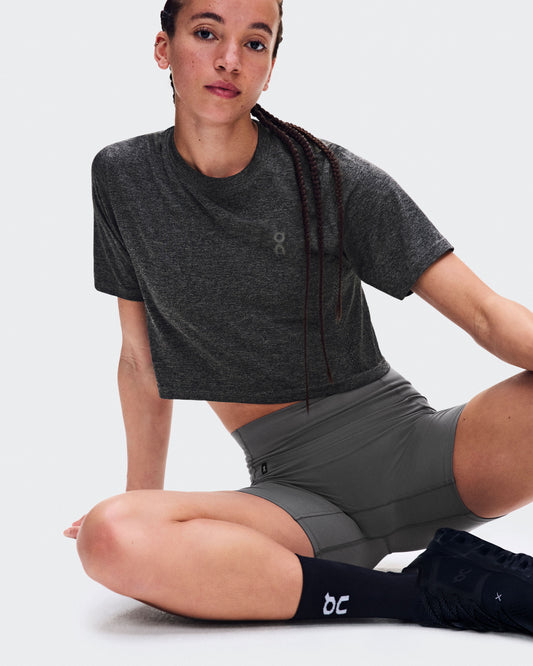 Women's Train Flex-T Crop Ember Heather - US 9201