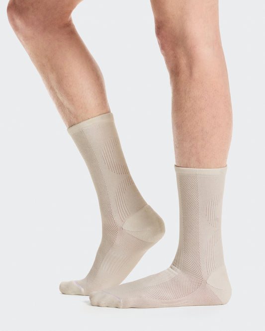 Hybrid Sock High 2P Ivory - US 7420