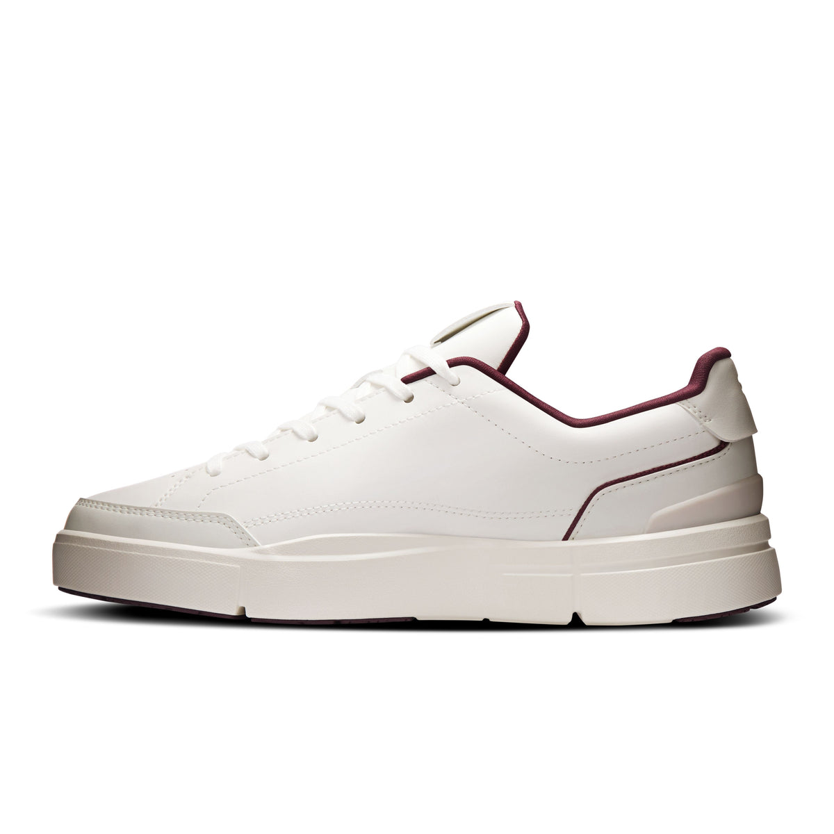 Women's THE ROGER Centre Court Ivory | Maroon - US 5586