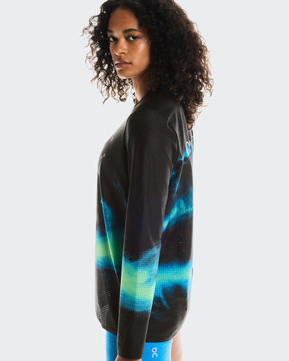 Women's Pace Mesh Long-T Black | Horizon - US 1313