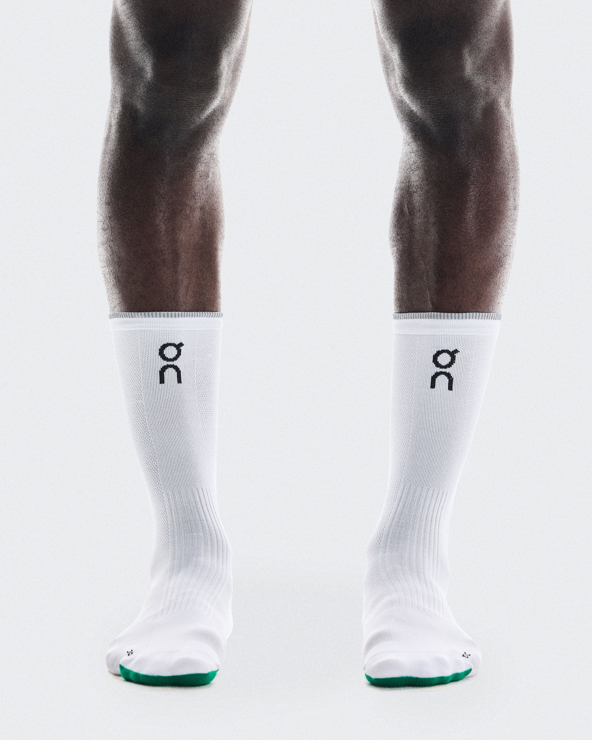 Elite Run Sock High White | Ivory - US 2158