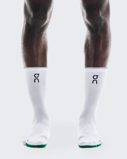 Elite Run Sock High White | Ivory - US 2158