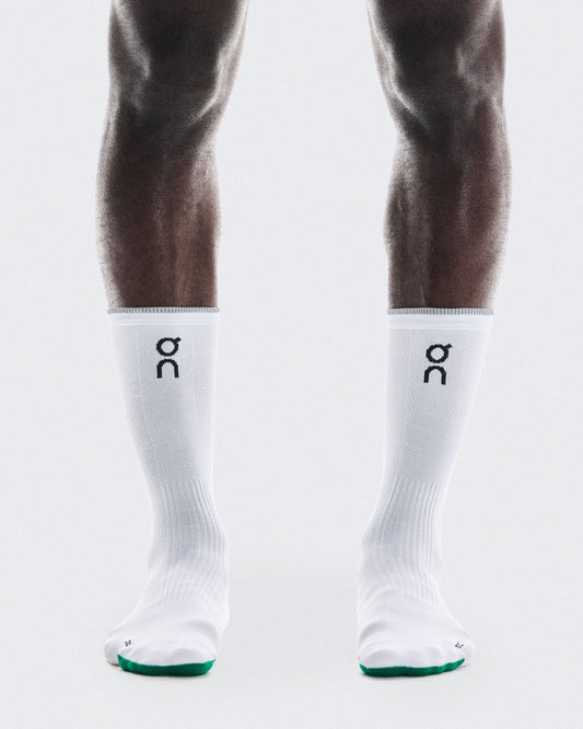 Elite Run Sock High White | Ivory - US 2158