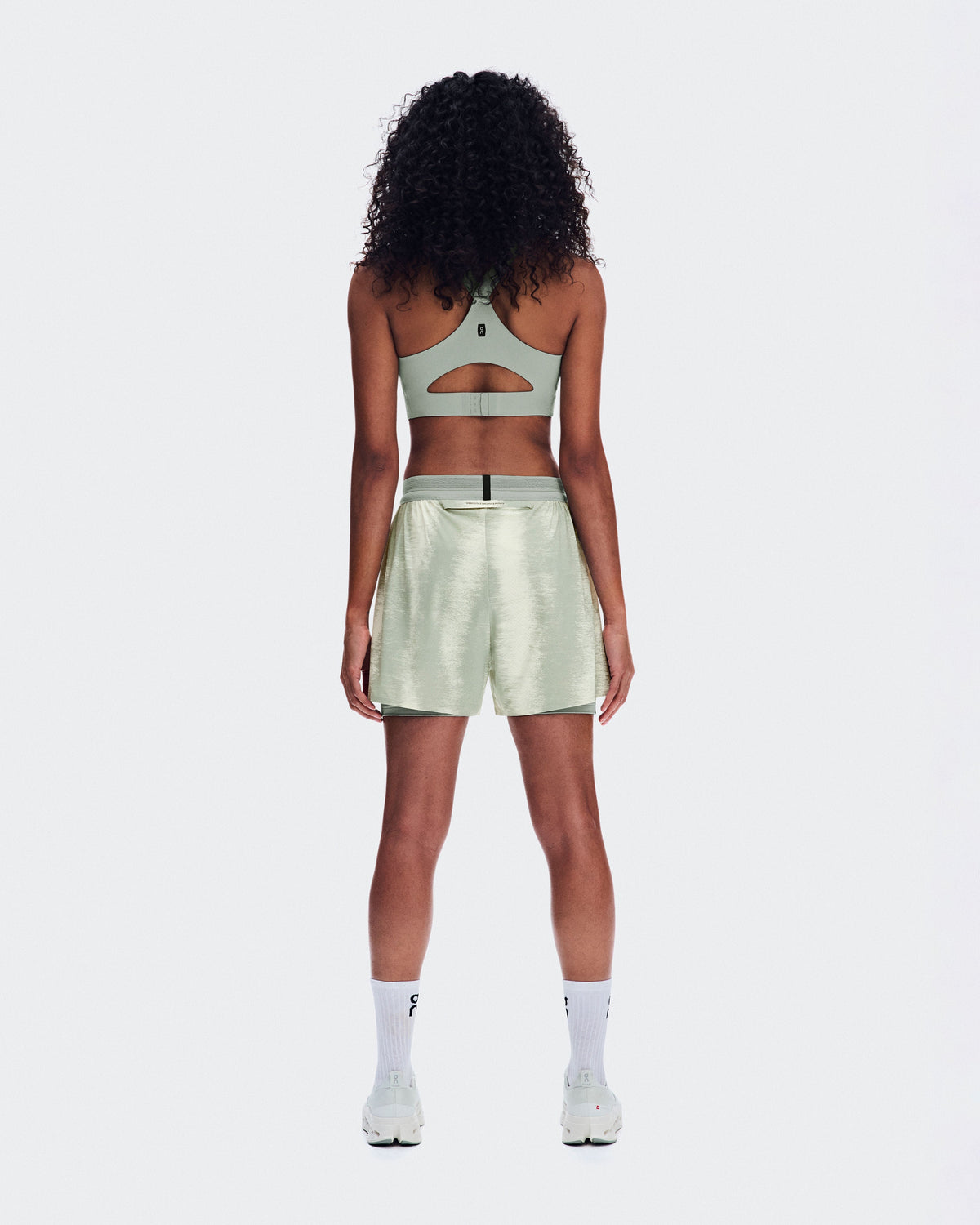 Women's Performance Shorts Terra Seedling | Tin - US 1111