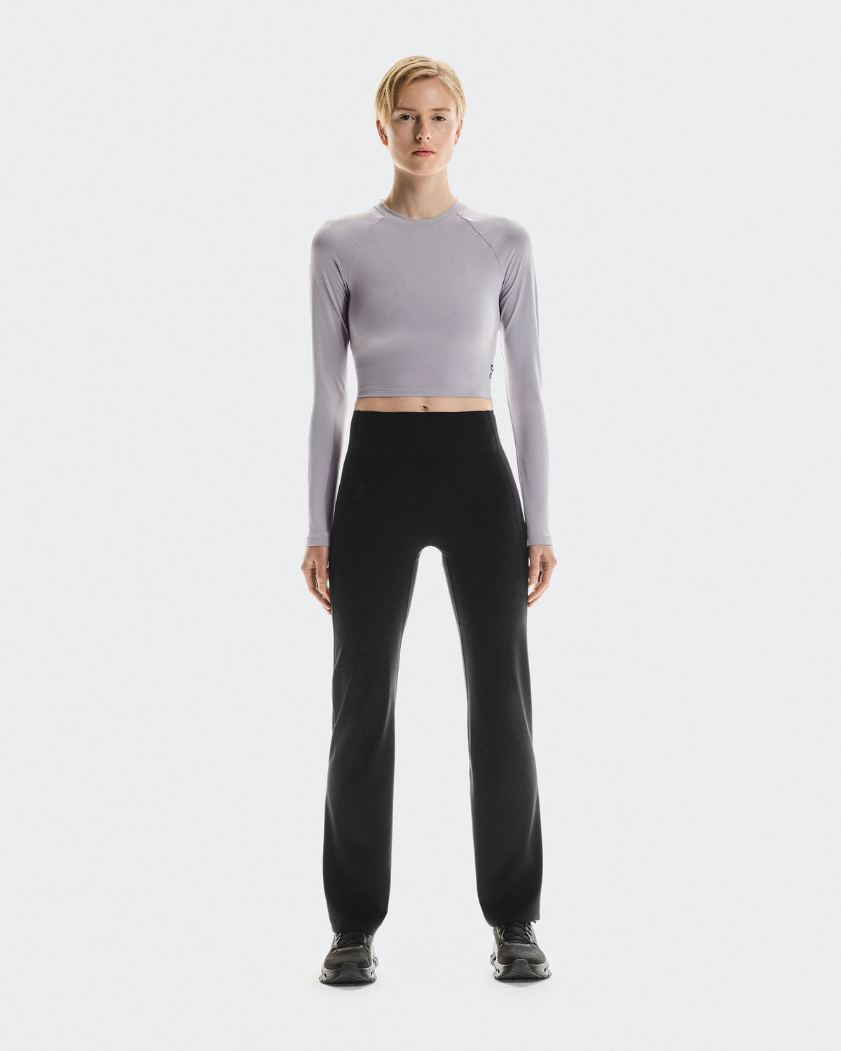 Women's Studio Long-T Crop Lilac - US 6213