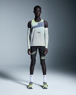 Men's Race Singlet Limelight | Glacier - US 3142