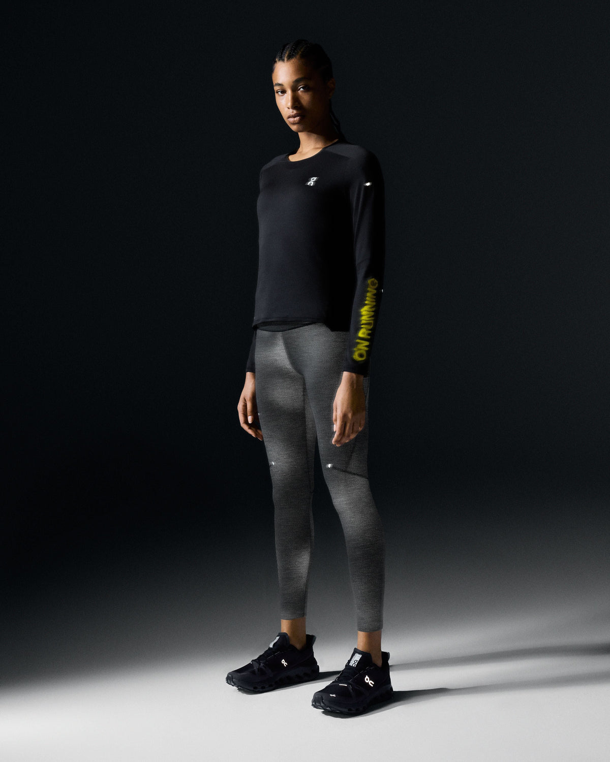 Women's Performance Long-T Lumos Black - US 1817