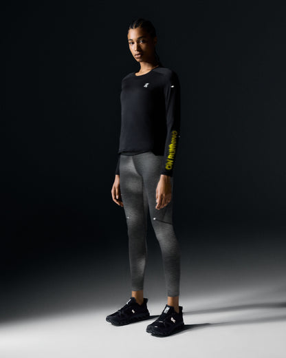 Women's Performance Long-T Lumos Black - US 1817