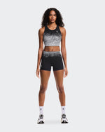 Women's Zero Short Tights Black | White - US 5084