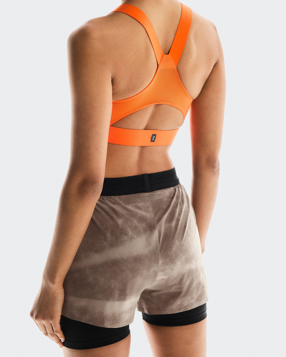 Women's 3" Performance Shorts AOP Cinder | Black - US 6468