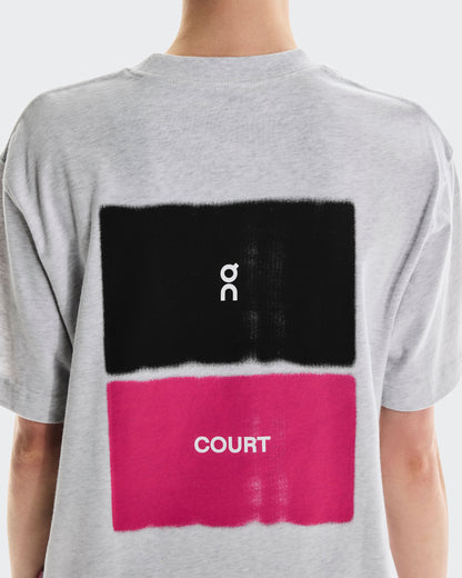 Women's Club-T Court Heather Gray | Pink - US 6417