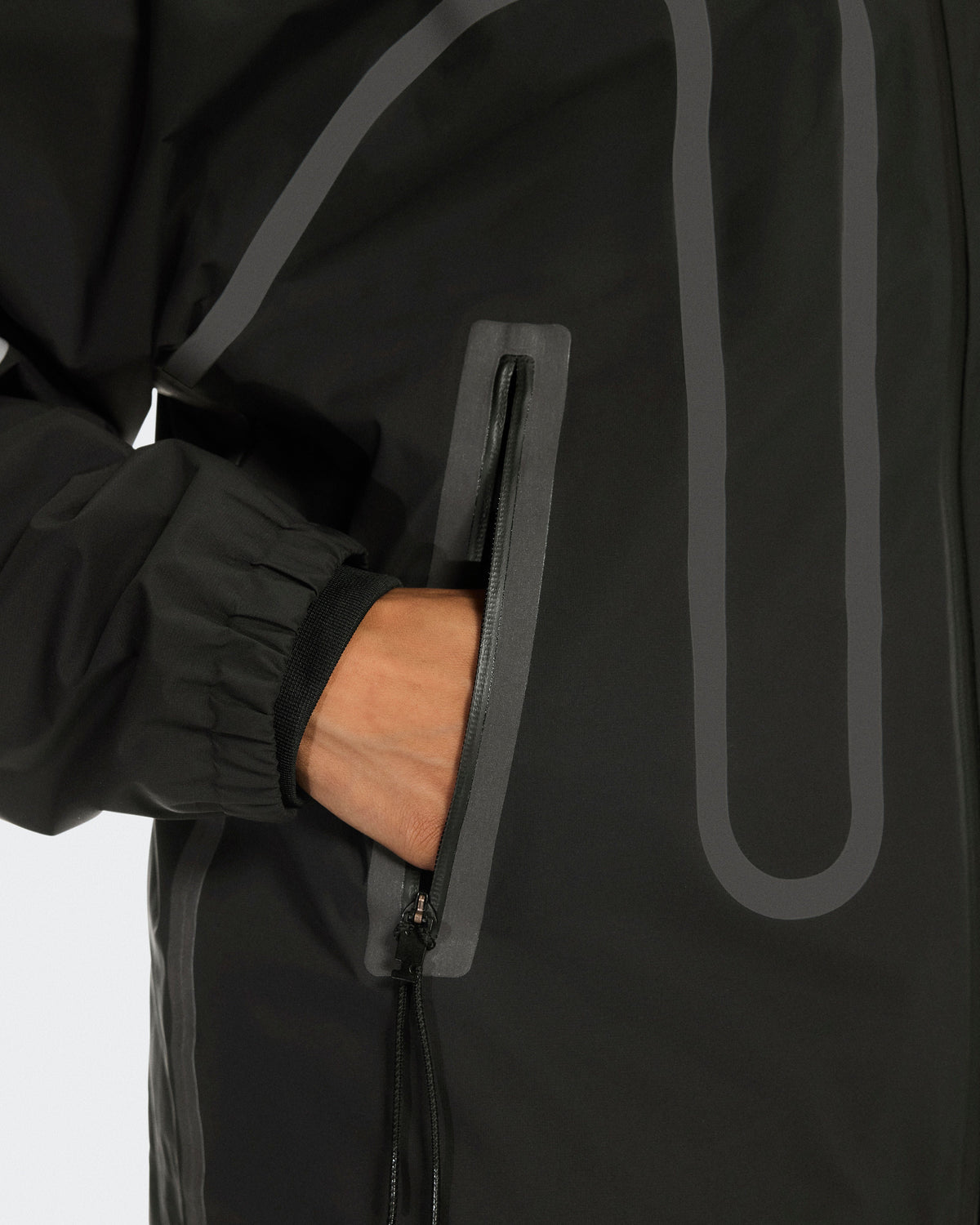Waterproof Jacket IKON Black - US 9989