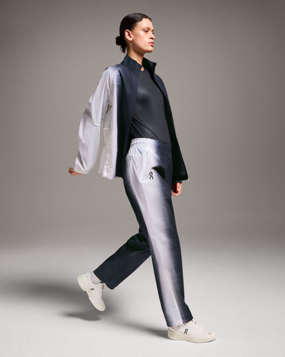 Women's Court Track Pants Black | White - US 5964