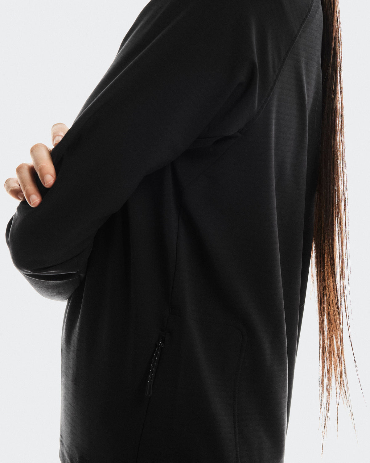 Women's Trek Quarterzip Black - US 7906