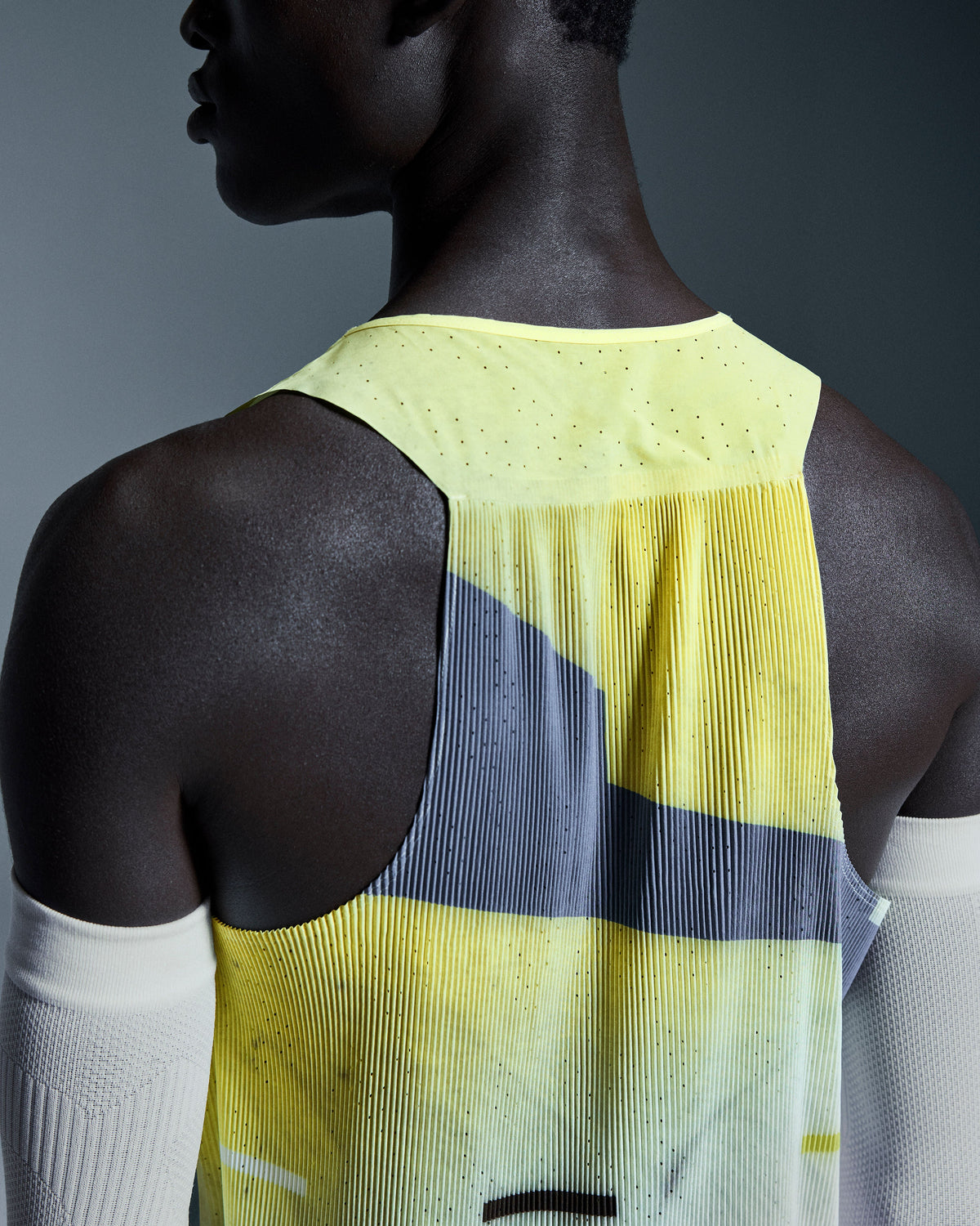Men's Race Singlet Limelight | Glacier - US 3142