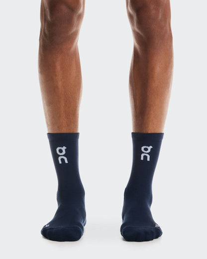 Core Run Sock High 2P Navy - US 1896