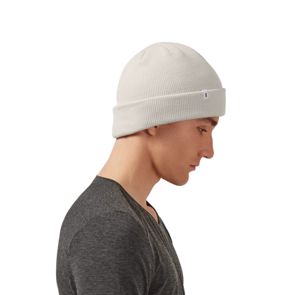 Merino Beanie White - US 6338