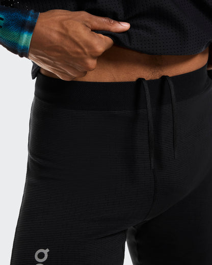 Men's Pace Tights Short Black | Black - US 1918