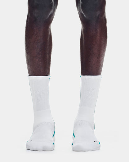 Court Sock High White | Neem - US 2760