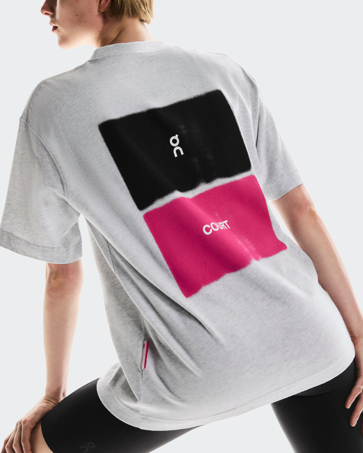 Women's Club-T Court Heather Gray | Pink - US 6417