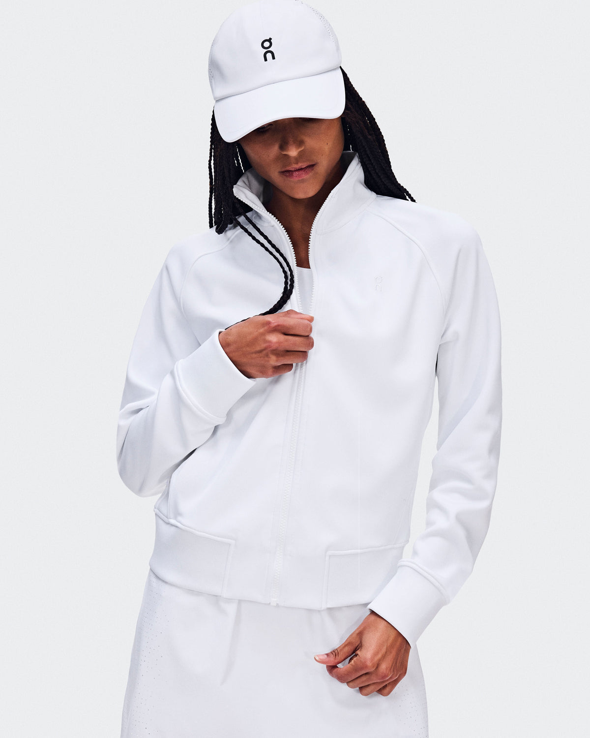 Women's Courtside Full Zip LDN White - US 1076