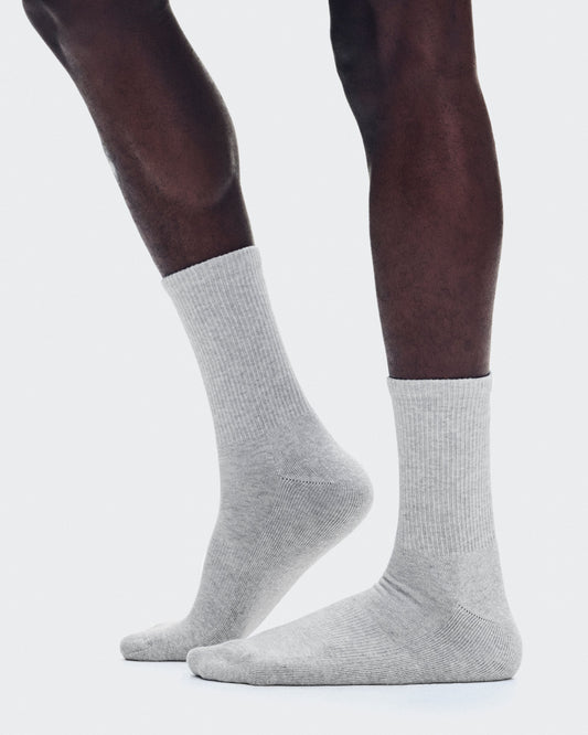 Club Sock High 2P Heather Gray - US 7833