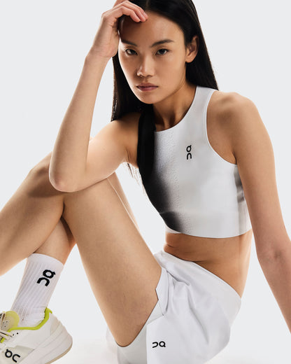 Women's Court Crop Top Black | White - US 6556