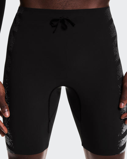 Men's Zero Half Tights Iron | White - US 3326