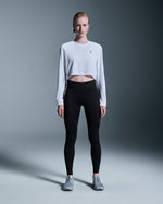 Women's Train Long-T Crop Graphic White - US 1345