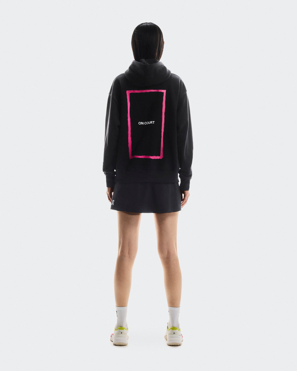 Women's Club Hoodie Tennis Black - US 5965