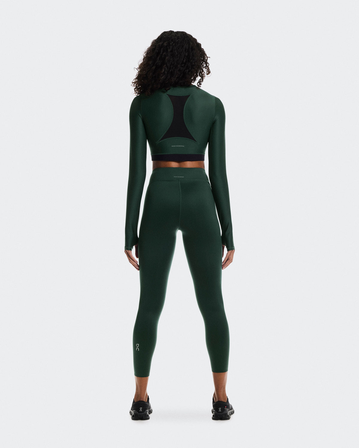 Women's Train Long Sleeve Crop Obsidian - US 1322