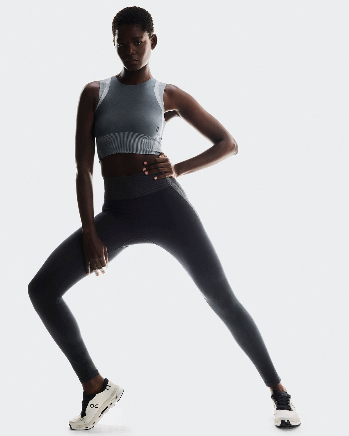Women's Studio Knit Tights Black | Eclipse - US 3782