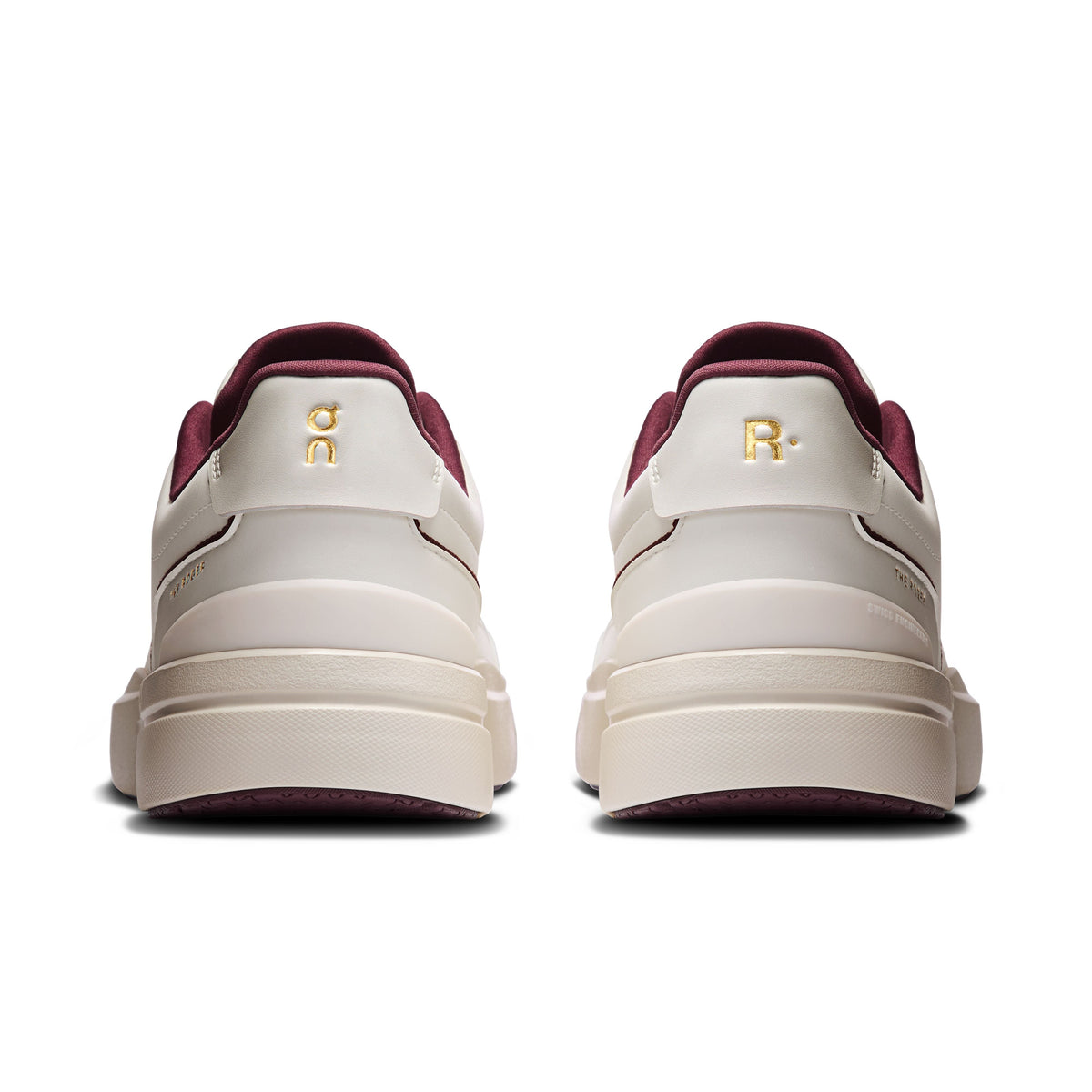 Men's THE ROGER Centre Court Ivory | Maroon - US 3189