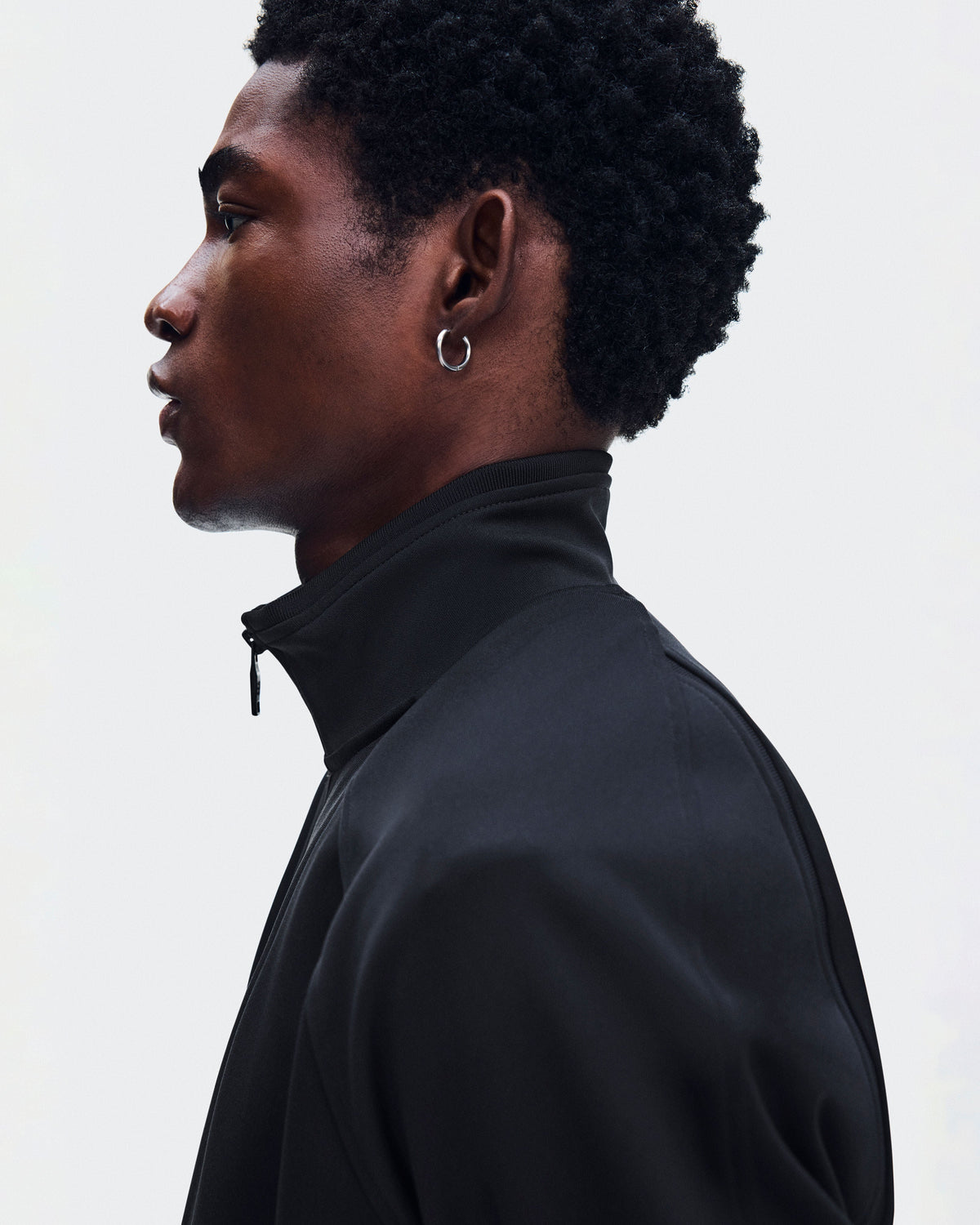 Men's Courtside Full-Zip Black - US 7804