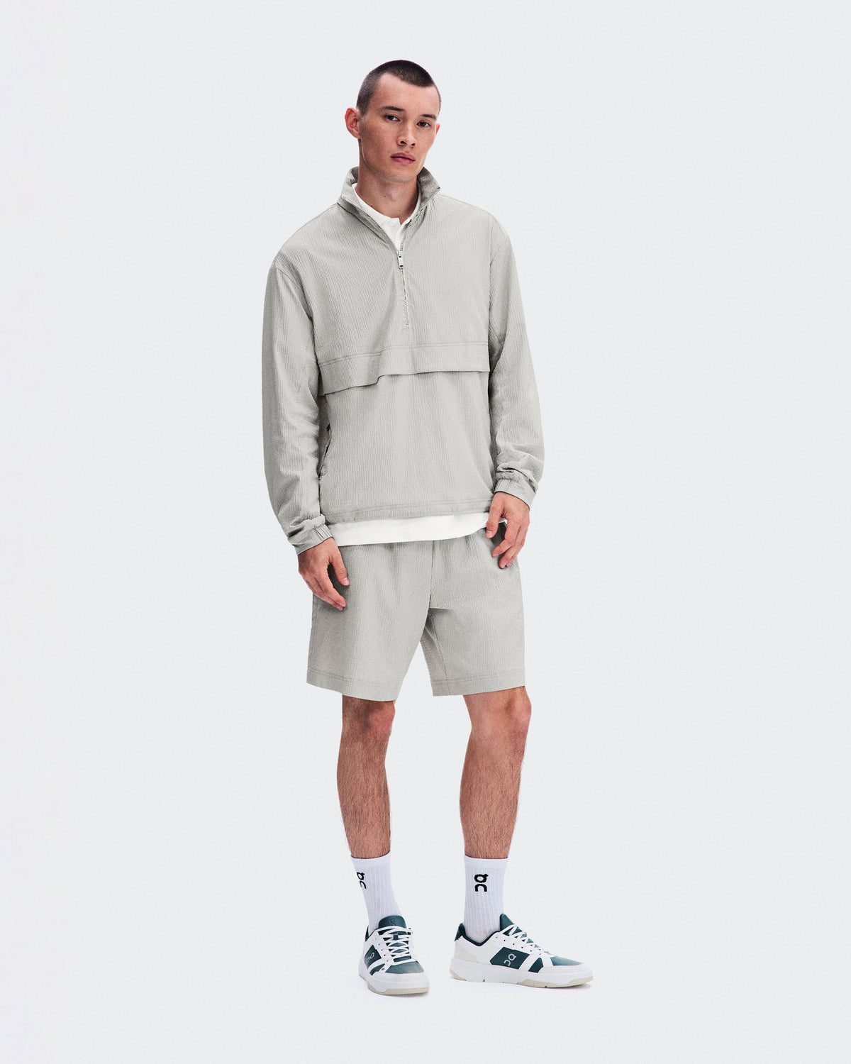 Men's Courtside 1/2 Zip Eaze Brume - US 5764