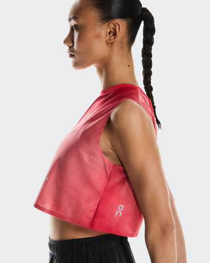Women's Pace Tank Red - US 9548